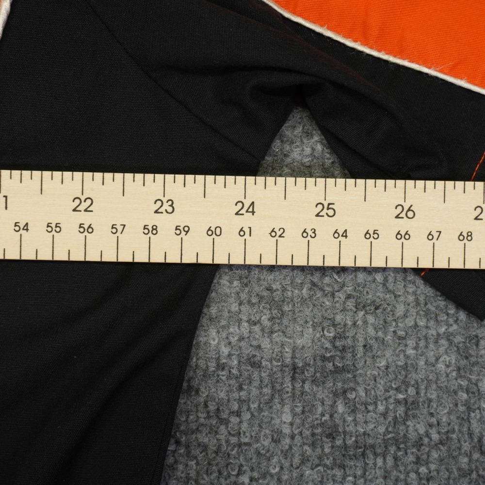 Iron Horse Saloon Biker Wear Shirt Men Large Orange Short Sleeve Button Mechanic - Picture 7 of 9